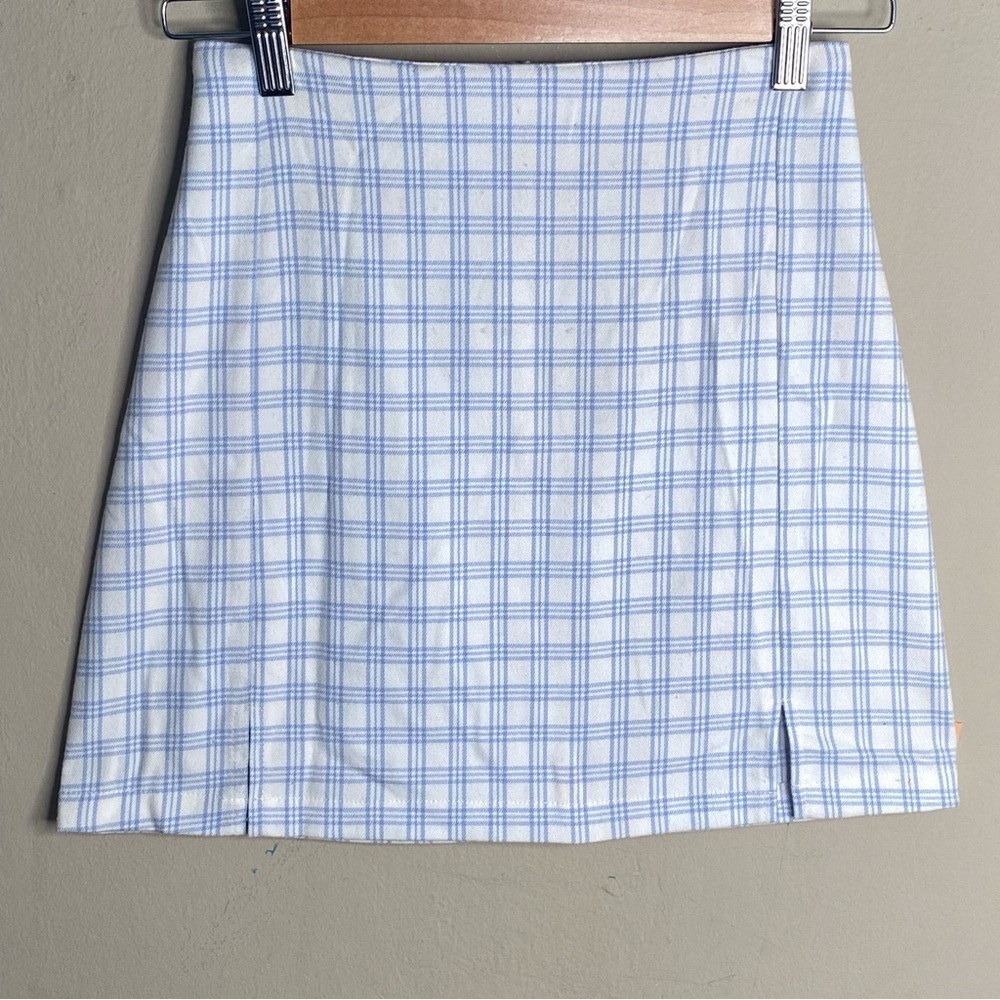 Brandy Melville Cara Women’s Plaid Grid Mini Skirt One Size